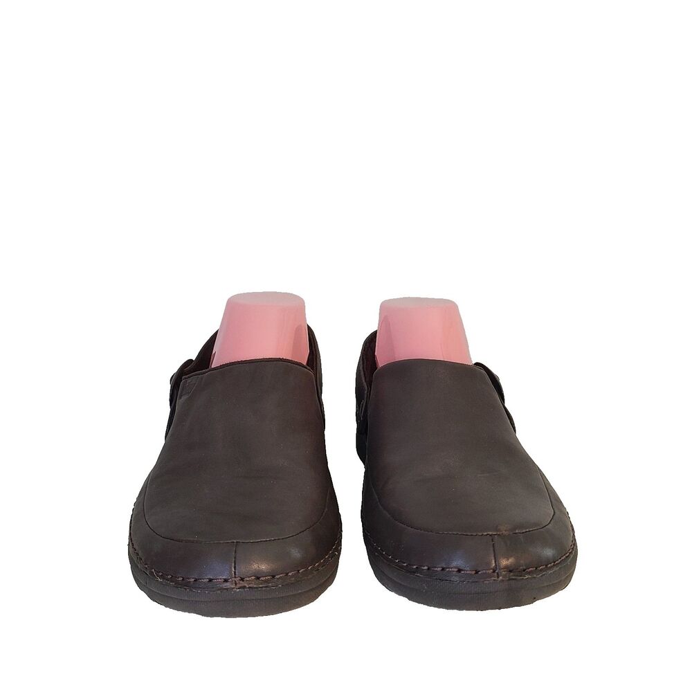 FitFlop Gogh Pro Superlight Leather Slingback Strap Clogs Womens 9 Brown Granola - Picture 3 of 8